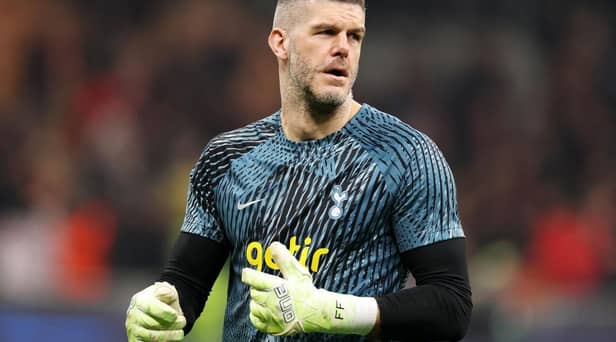Tottenham Hotspur goalkeeper Fraser Forster.