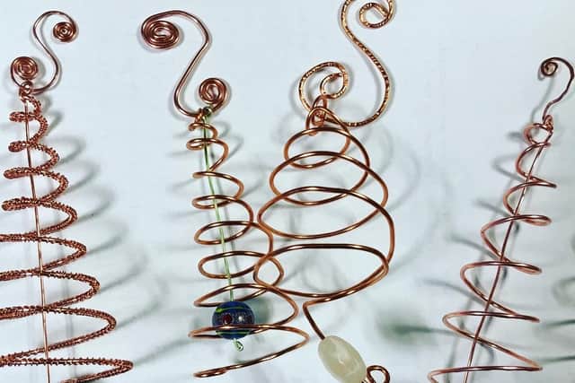 Copper Christmas tree sessions are among the workshops on offer.