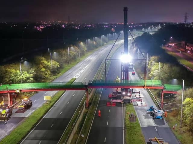 The video shows the full project in a matter of seconds.
