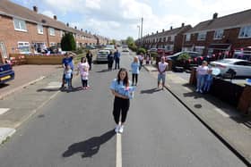Neighbours from Rubens Avenue, Whiteleas hold a fundraising event for the Chloe and Liam Together Forever Trust.