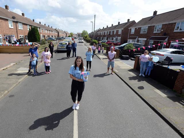Neighbours from Rubens Avenue, Whiteleas hold a fundraising event for the Chloe and Liam Together Forever Trust.