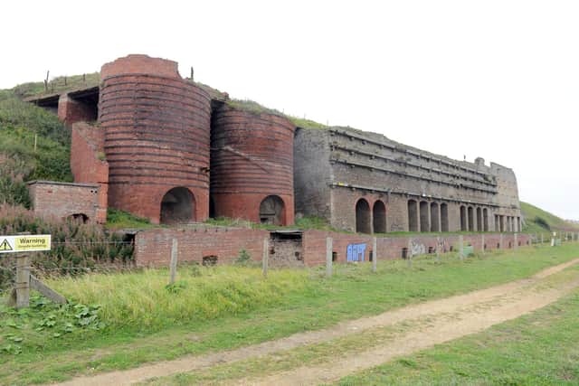 The historic lime kilns off the Coast Road. Chiefs are working to ensure they are not harmed under plans to move the Coast Road, but one councillor has suggested tearing them down.