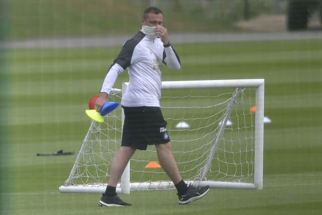 The Newcastle United squad are back in training.