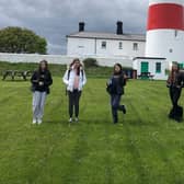 Members of the Hut Youth Group: Lilly Davison; Ruby Hunter; Gracie Nairn; Isabella Carrick; Ruby Duff
