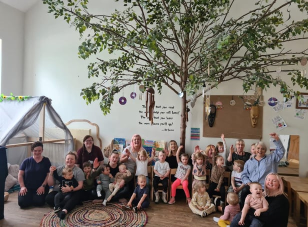Children and staff at Noah's Ark Nursery are thrilled at getting a glowing Ofsted report from inspectors.