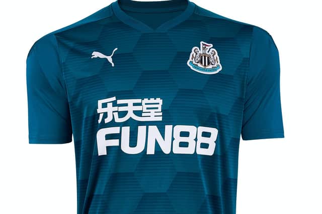 Newcastle United's new goalkeeper jersey. Picture courtesy of NUFC.