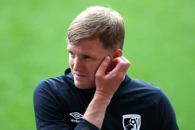 Eddie Howe last year.