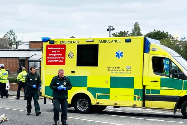 The North East Ambulance Service sent an ambulance and a rapid response paramedic to the incident.