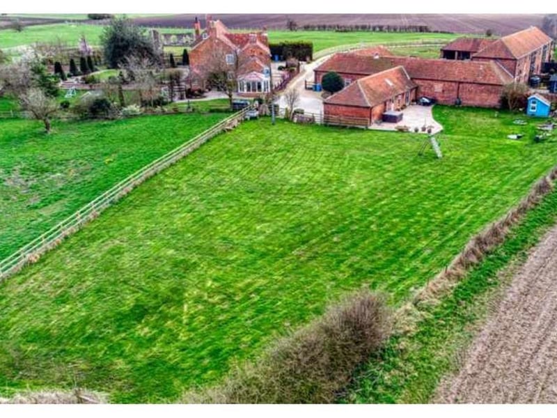 Extensive rear garden with great views