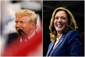 The contenders: Donald Trump and Kamala Harris