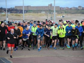South Shields Parkrun gets underway.