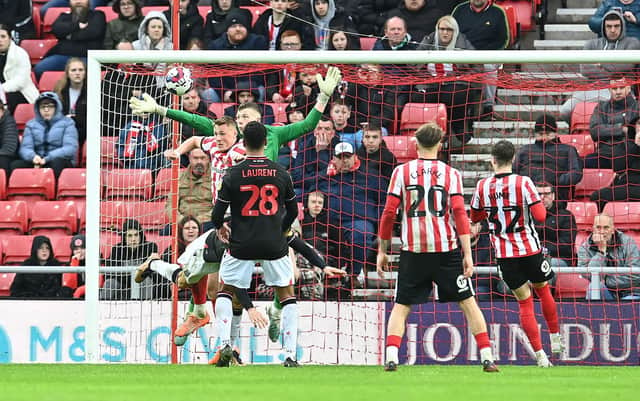 Stoke City score their fifth goal on a dismal afternoon for Sunderland