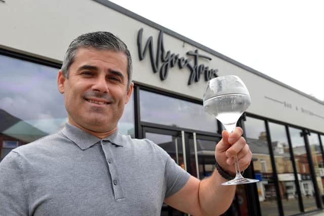 The new Wyvestow's Bistro and Bar is gearing up to open. Manager, Vane Ristov.