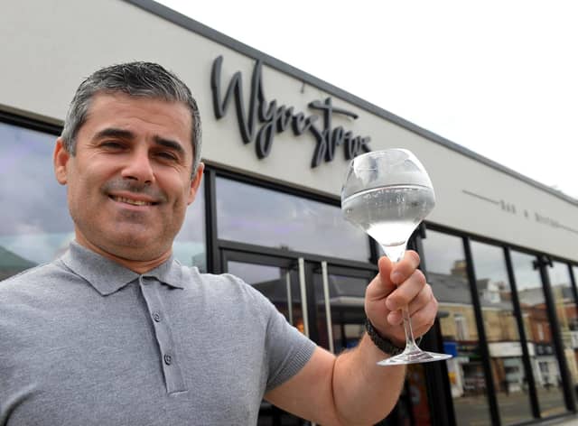 The new Wyvestow's Bistro and Bar is gearing up to open. Manager, Vane Ristov.