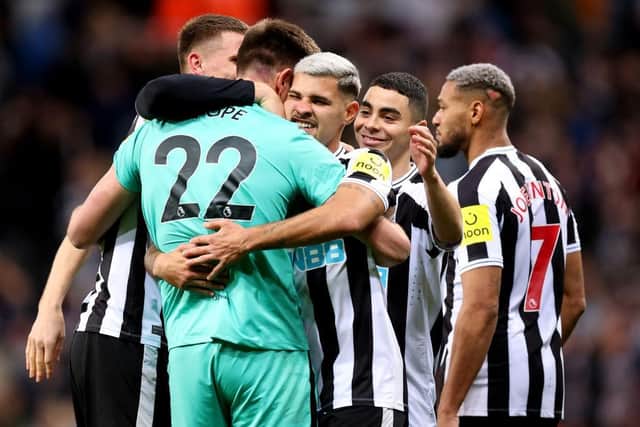 Newcastle United set up their Last 16 clash with a penalty win over Crystal Palace (Photo by George Wood/Getty Images)