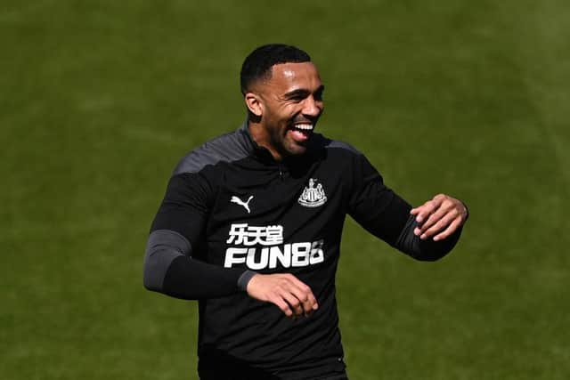 Newcastle United striker Callum Wilson. (Photo by STU FORSTER/POOL/AFP via Getty Images)