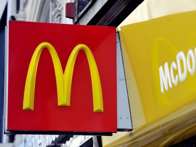 Fast food chain McDonald's has been hit by supply issues which is affecting their ability to offer some menu items. Photo: Nick Ansell/PA