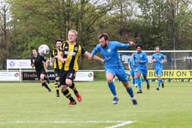 Hebburn Town players in action. Picture Andrew Machin