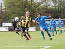Hebburn Town players in action. Picture Andrew Machin