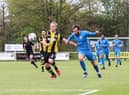 Hebburn Town players in action. Picture Andrew Machin