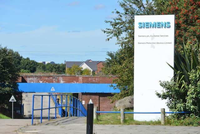 Siemens in Hebburn. 