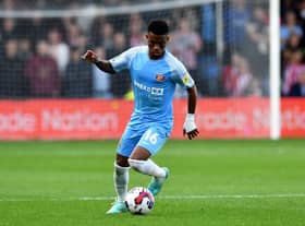 Manchester United loanee Amad playing for Sunderland. Picture by FRANK REID