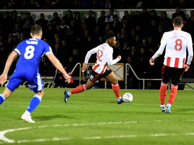 Antoine Semenyo in Sunderland action