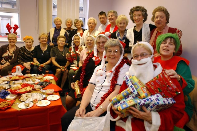 Santa Claus was coming to town for this reminder from 2004 at the community association's over-50s club Christmas party.
