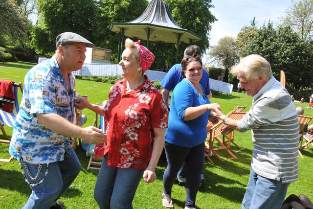Brilliant summer weather arrived just in time for the Retro and Vintage Festival in Mowbray Park in 2014. Remember this?