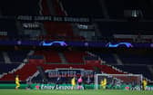 The PSG and Dortmund game was played behind closed doors.