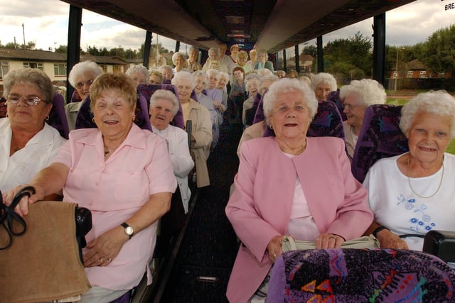 These Jarrow residents were heading for a day at the Customs House and a meal at the Sea Hotel after being awarded a grant in 2005.