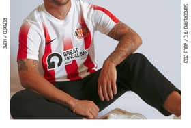 Sunderland have launched their new home strip. Picture via SAFC.