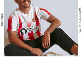 Sunderland have launched their new home strip. Picture via SAFC.