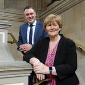 Councillor Tracey Dixon, leader of South Tyneside Council, and chief executive Jonathan Tew