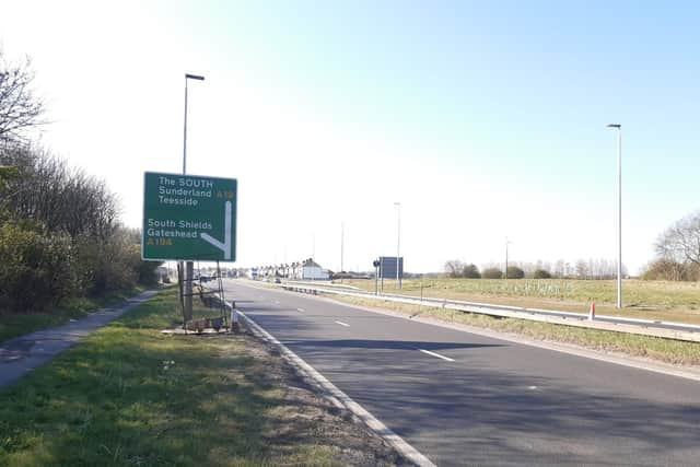 Officers are investigation a crash on the A19, in which a man died at the scene.
