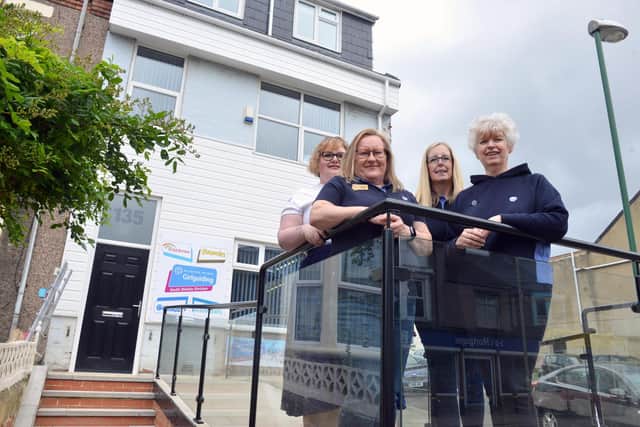 The South Shields Girl Guides headquarters has undergone major refurbishment work. Kathryn Kaupa, Wendy Pringle, Gail Maxwell and Sheena Kaupa.