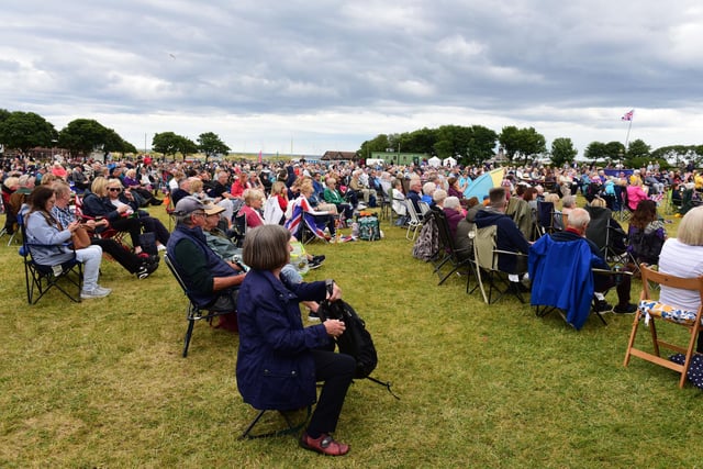 Proms in the Park in South Shields on Sunday.