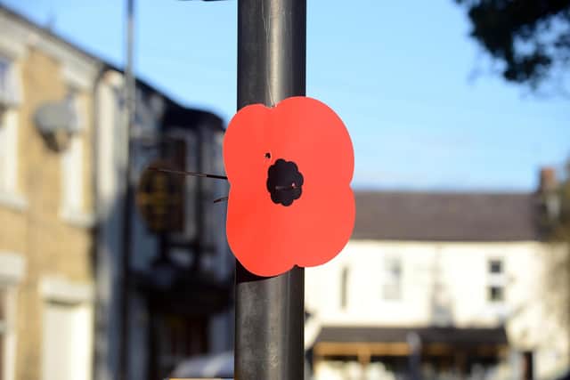 The poppy trail covers five miles of roads across the three villages of Boldon.