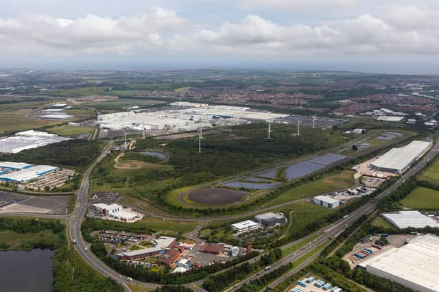 The solar farm will add to Nissan's existing renewable energy sources at the plant.