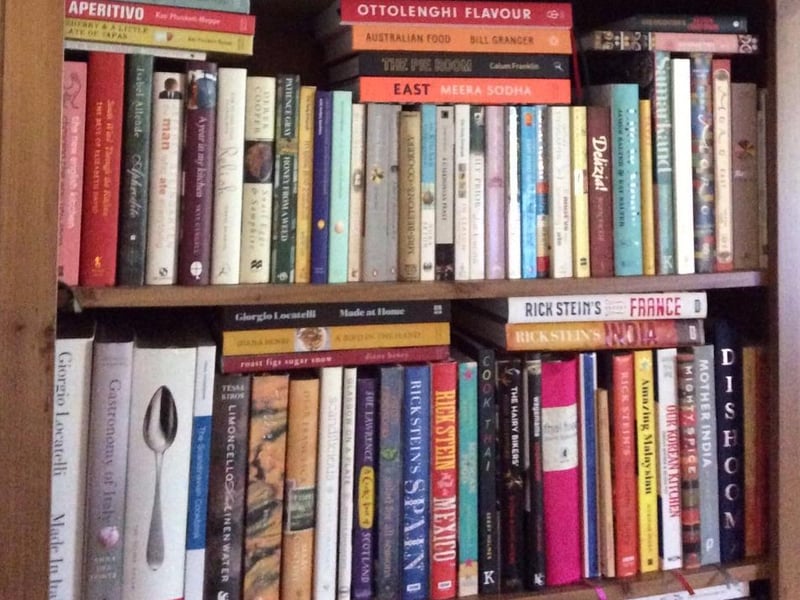 "As I’m a cookbook geek, I keep a note on my phone of books owned, so I don’t accidentally duplicate them. I have 302 in total (plus another 164 on Kindle). My current fave to cook from is probably Meera Sodha’s EAST and to drool over, Calum Franklin’s The Pie Room", Nicola, Glasgow.