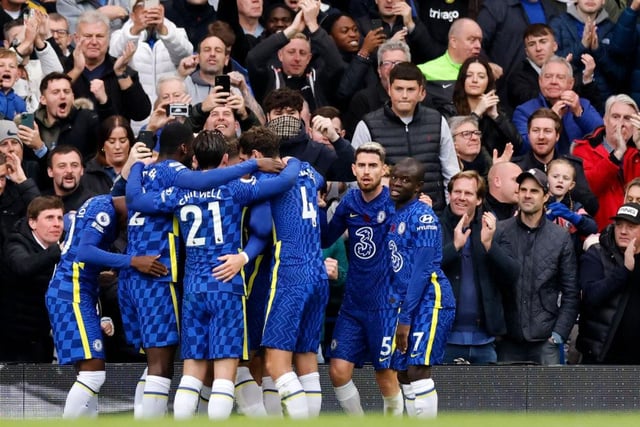 Thomas Tuchel’s Chelsea currently lead the way, but they’re not tipped to finish there come May. Current points total: 26.