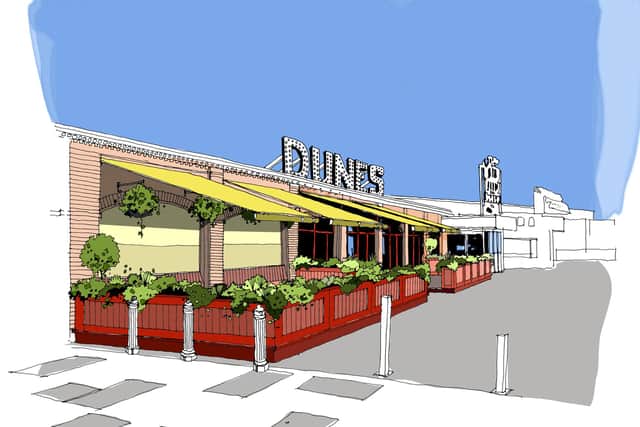 How the new outdoor area at Dunes Adventure Island could look. PICTURE CREDIT: PULP STUDIOS DESIGN HOUSE.