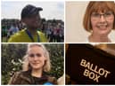 Clockwise from top left: Edward Littley (Green Party), Joyce Welsh (Labour and Co-operative Party) and Heidi Wildhirt (Conservative Party).