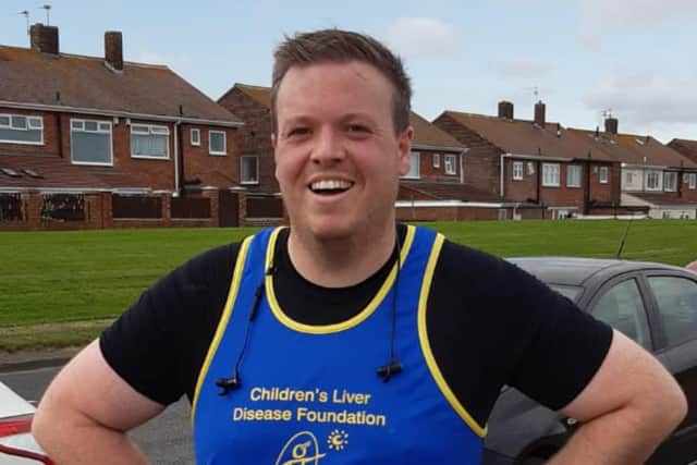 Andrew Toward raised £700 for charity with the Virtual Great North Run.