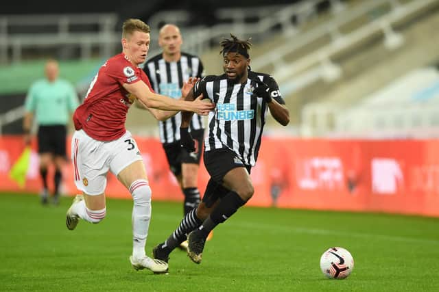 Manchester United vs Newcastle United - Mark Lawrenson prediction. (Photo by Stu Forster/Getty Images)