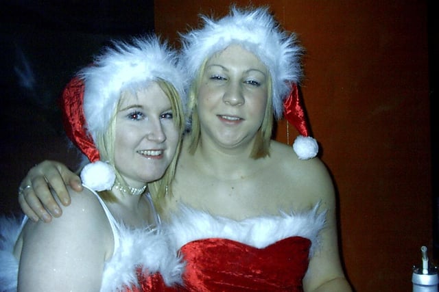 A Christmas night out for these friends in 2008. Photo: Wayne Groves.