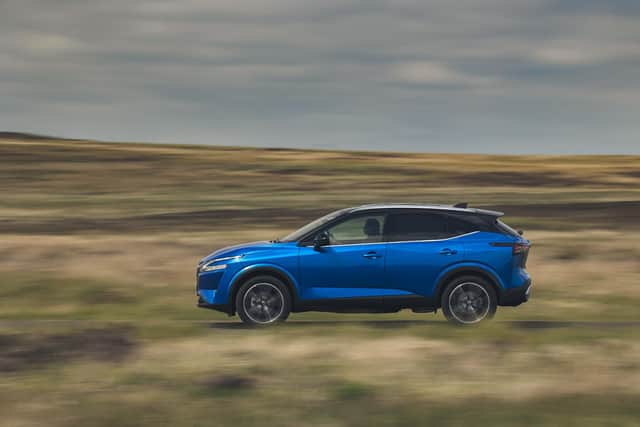 The 2021 Nissan Qashqai has a more angular profile than previous models