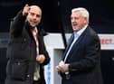 Pep Guardiola and Steve Bruce.