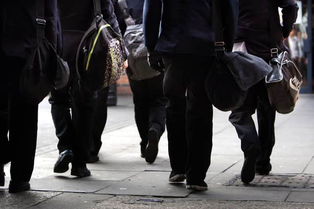 Going back to school after the summer break, or starting a new school, can be stressful for students. Photo by David Jones/PA Wire