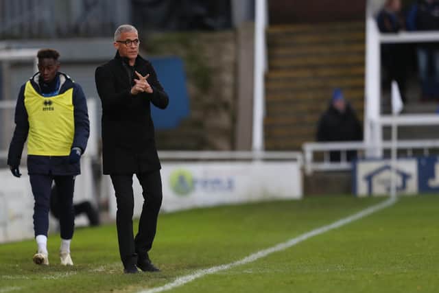Hartlepool United manager Keith Curle. (Credit: Mark Fletcher | MI News)
